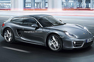 Cayman的猎装梦 保时捷Cayvan假想图