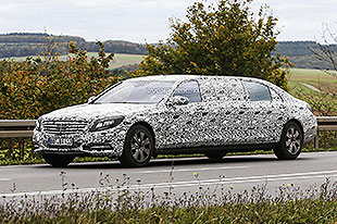 梅赛德斯-奔驰S600普尔曼德国路测谍照