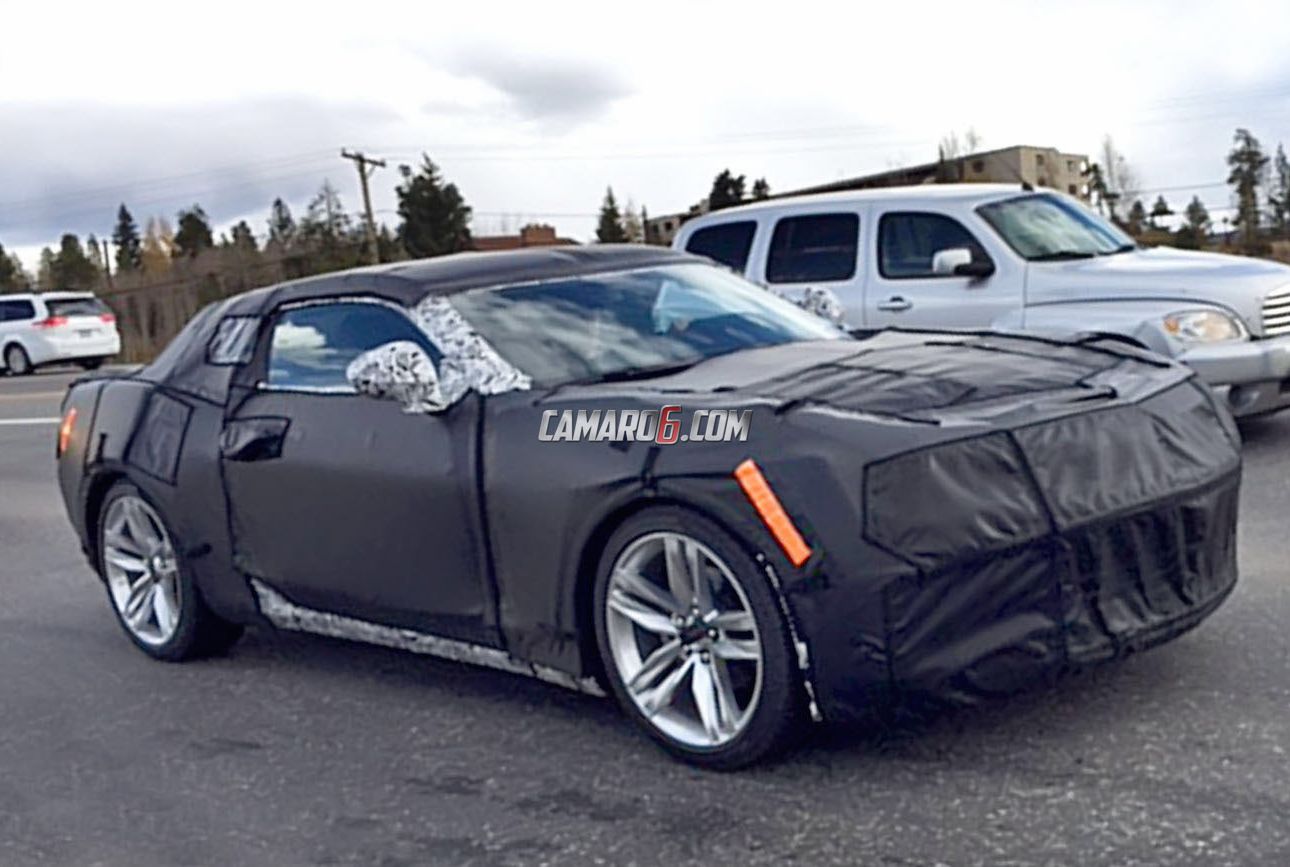 新一代雪佛兰科迈罗敞篷版谍照曝光