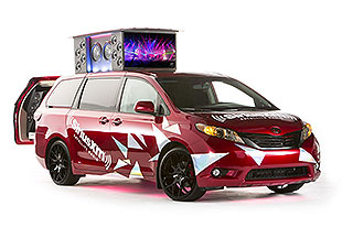 丰田Sienna Remix移动DJ车将亮相SEMA