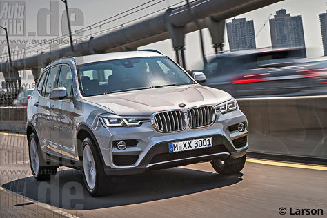全新宝马BMW X3和宝马X3 M将2017年上市