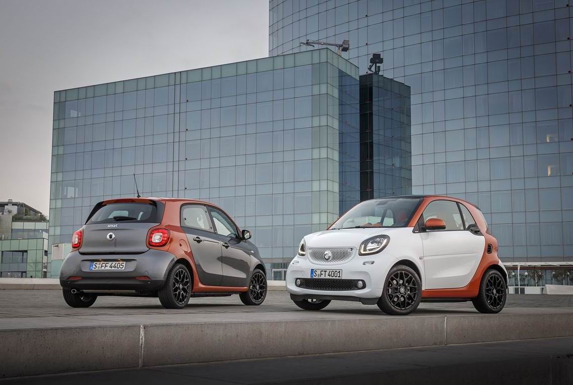 新Smart Fortwo/Forfour起价1.1万英镑
