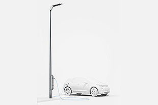 宝马Light & Charge路灯充电桩原型发布