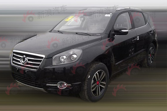 全新内饰设计 2015款吉利GX7谍照曝光