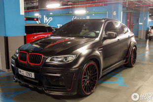 迪拜街拍670马力Hamann改装BMW X6