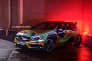 俄罗斯DC Tuning改装迷彩A45 AMG