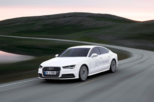 奥迪A7 h-tron quattro展示“零排放”