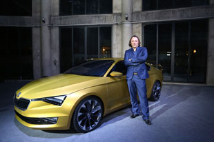 斯柯达品牌日 中国定制金色VisionC亮相