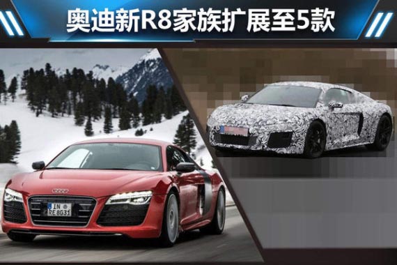 奥迪新R8家族将扩展至5款 增“旗舰版”