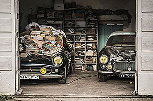 壮美法国农场内惊现百台稀有经典车