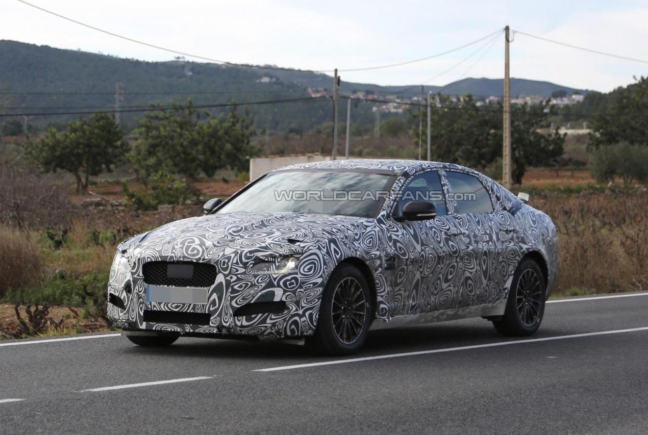 新一代捷豹XF最新谍照 纽约车展首发