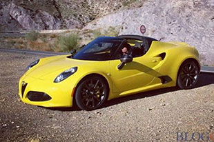 吸睛焦点 阿尔法罗密欧4C Spyder谍照