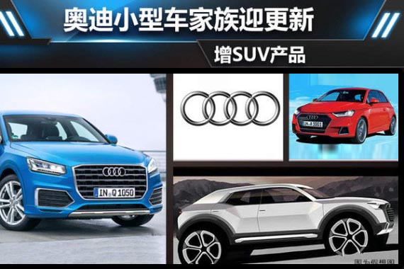 奥迪小型车家族迎更新 增SUV产品