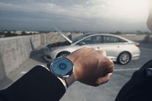 现代发布智能手表APP 可遥控汽车