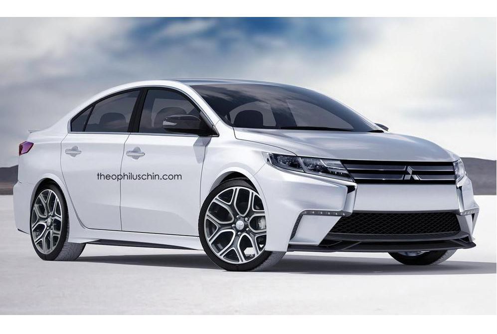 全新三菱蓝瑟假想图 或基于雷诺/日产