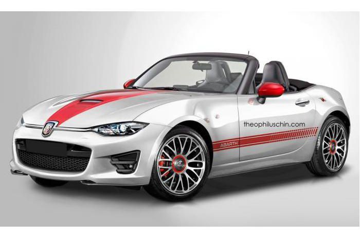 Abarth敞篷跑车假想图曝光 基于MX-5