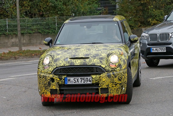 全新一代Mini Clubman内饰谍照曝光