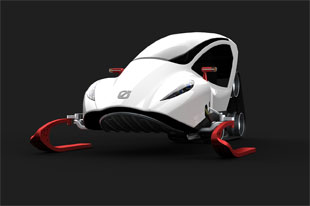 这样的雪地车 让你想回到冰河世纪