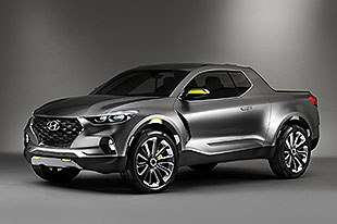 现代Santa Cruz跨界概念皮卡发布