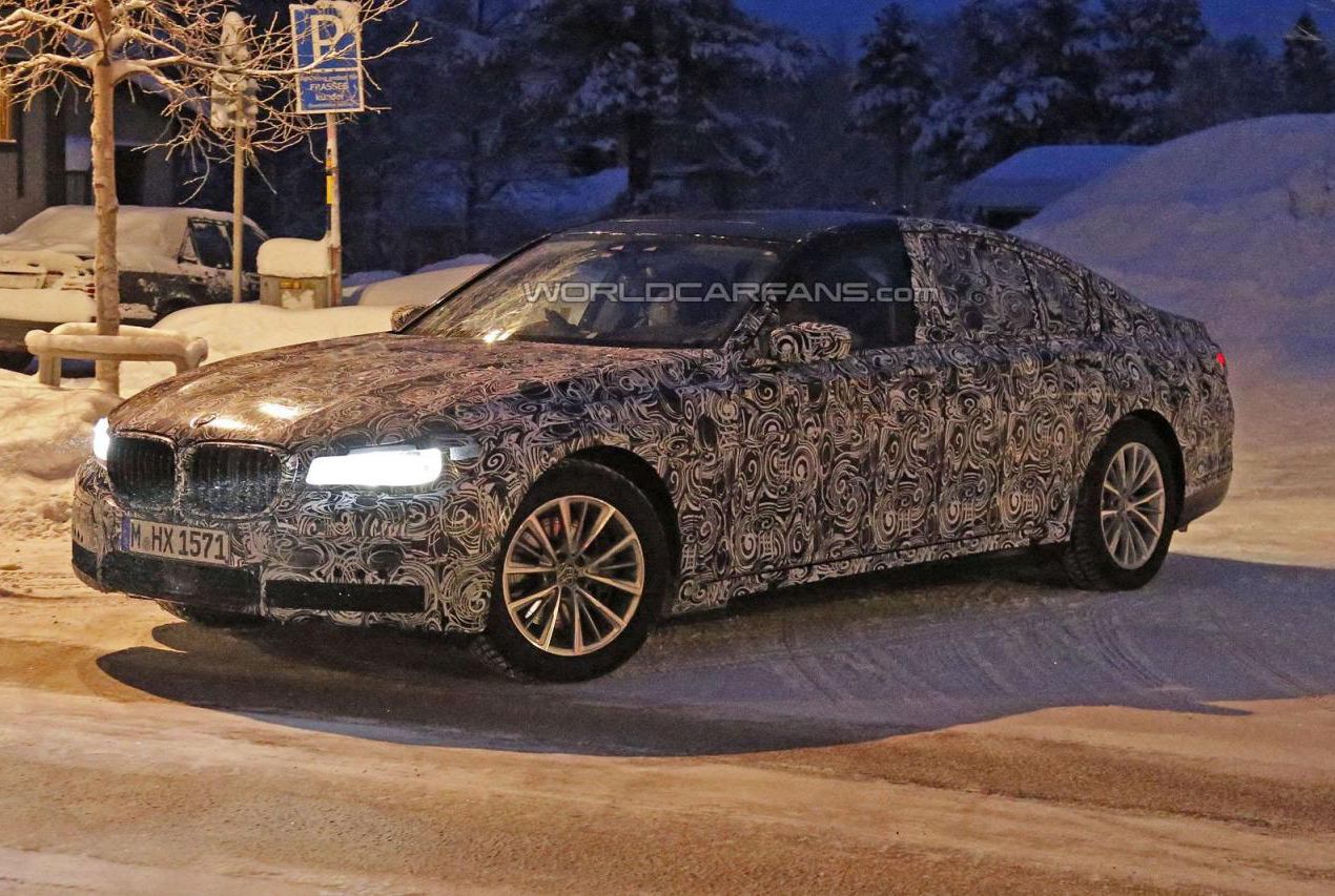 宝马7系最新谍照曝光 法兰克福首发