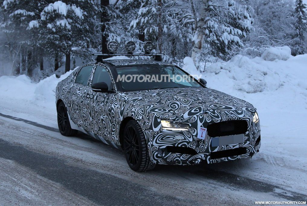 全新捷豹XF最新谍照曝光 纽约车展首发