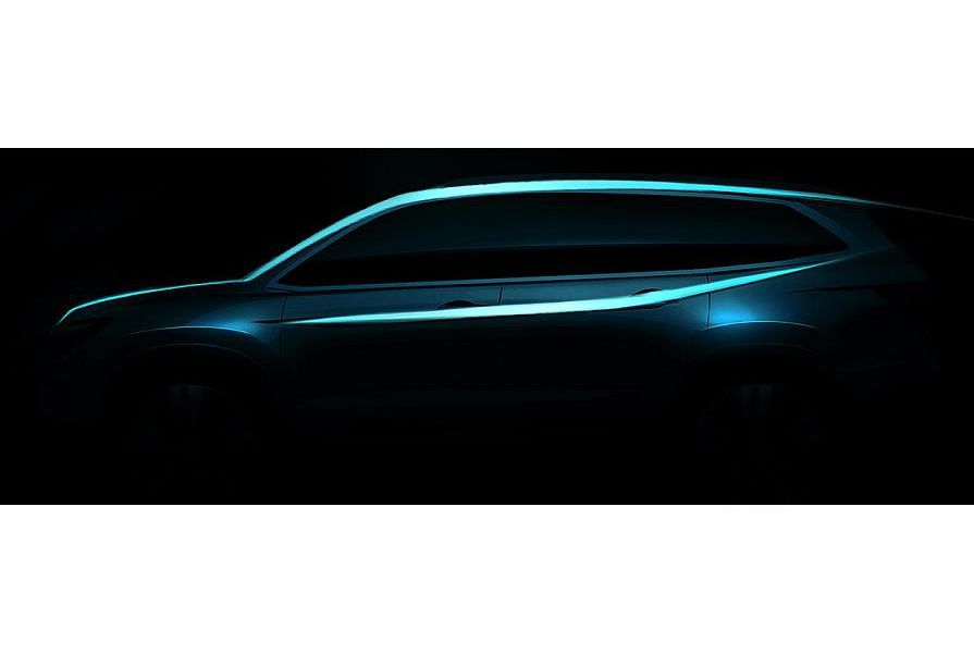 新本田Pilot预告图发布 芝加哥车展首发