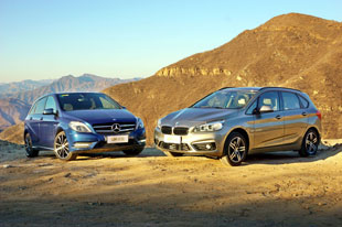 后到先来 BMW 2系运动旅行车vs奔驰B级