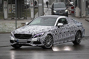 2016款梅赛德斯-奔驰C级Coupe新谍照