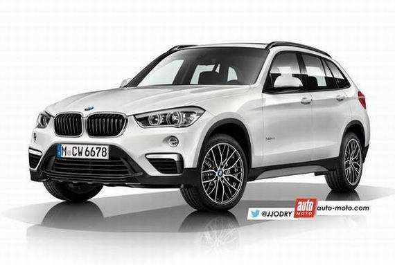 宝马X1官图曝光 采用前驱平台