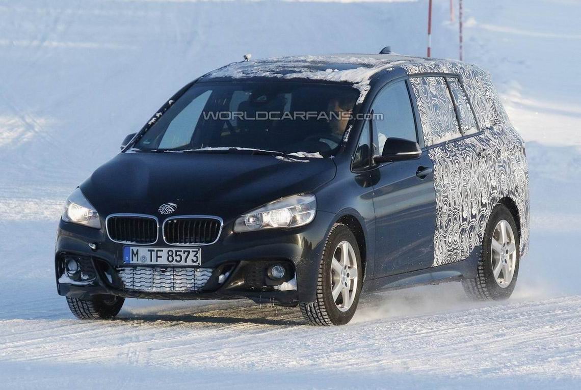 宝马2系Active Tourer七座版谍照曝光