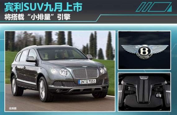 宾利SUV九月上市 将搭载“小排量”引擎