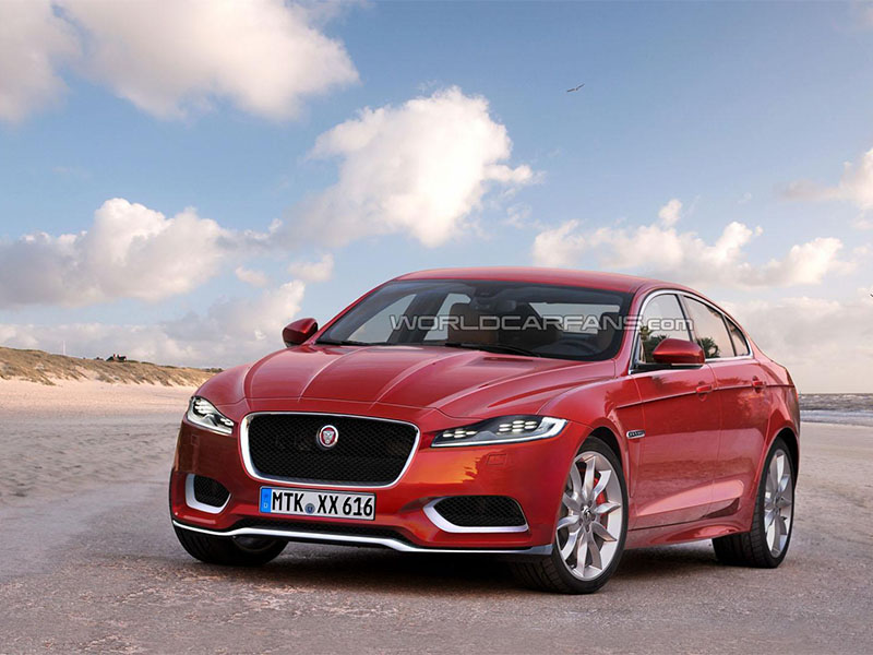 2016捷豹XF再曝效果图 或纽约车展首发