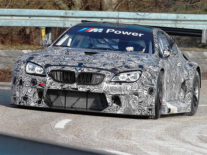 动力升至500匹以上 宝马M6 GT3开始路测