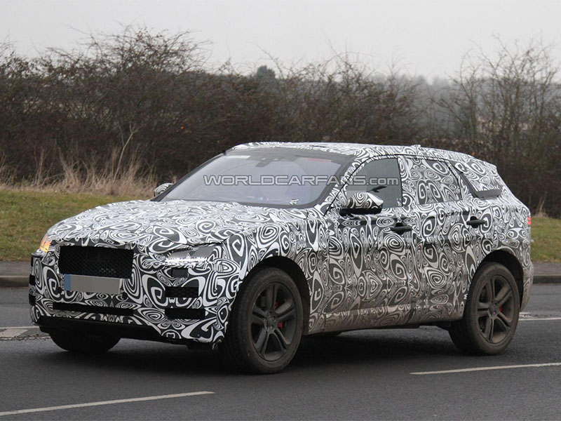 运动+多功能 2016捷豹F-Pace测试再曝光