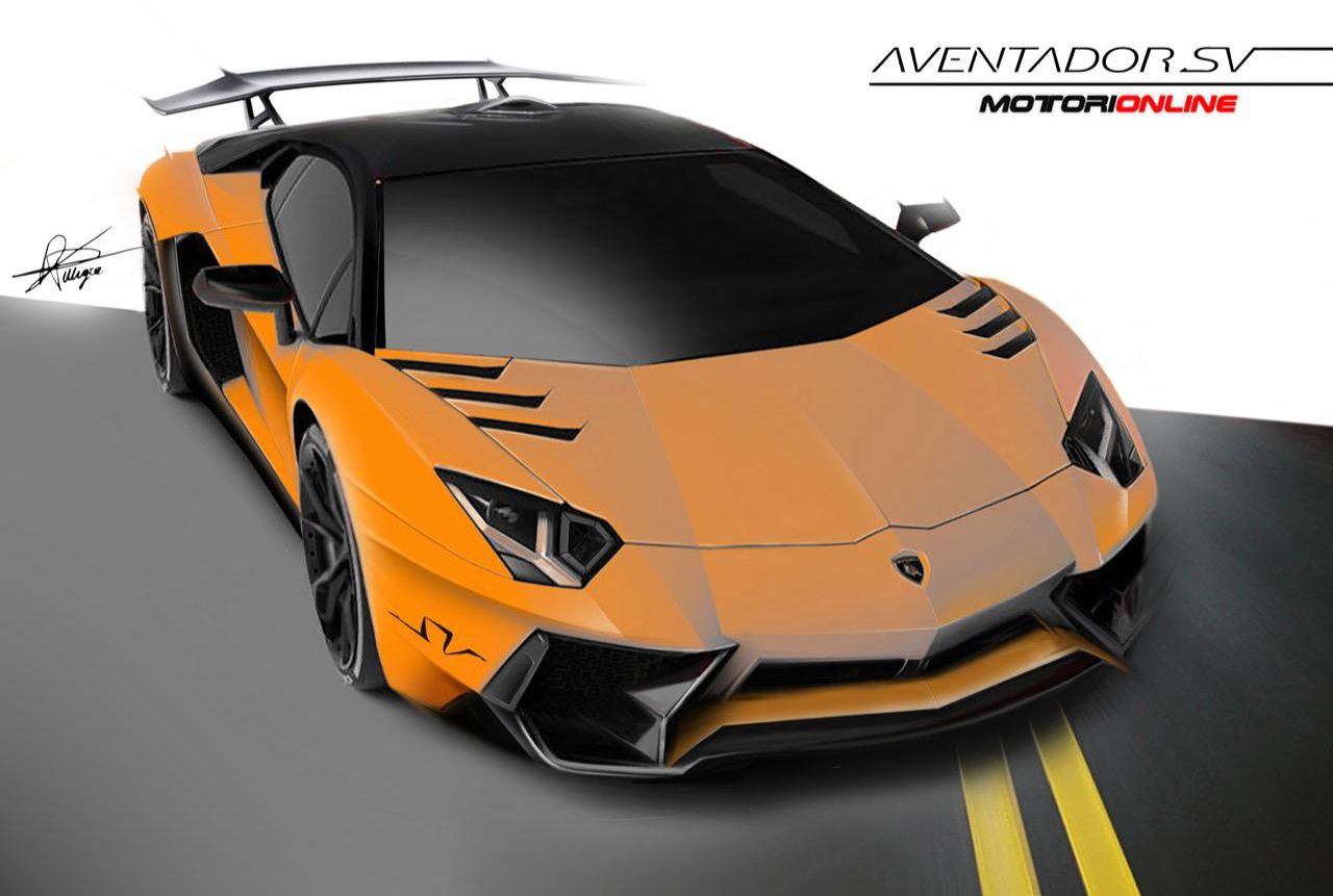兰博基尼Aventador SV假想图 或3月首发