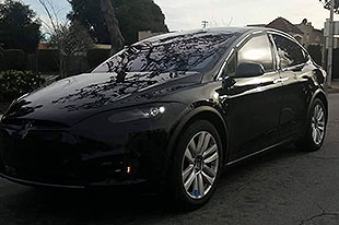 量产版本特斯拉Model X路测谍照曝光
