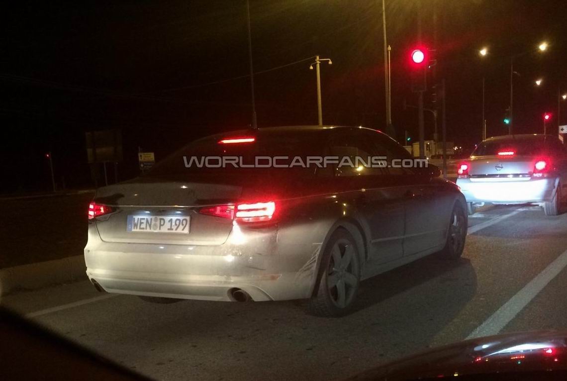 新一代奥迪A4无伪装谍照曝光