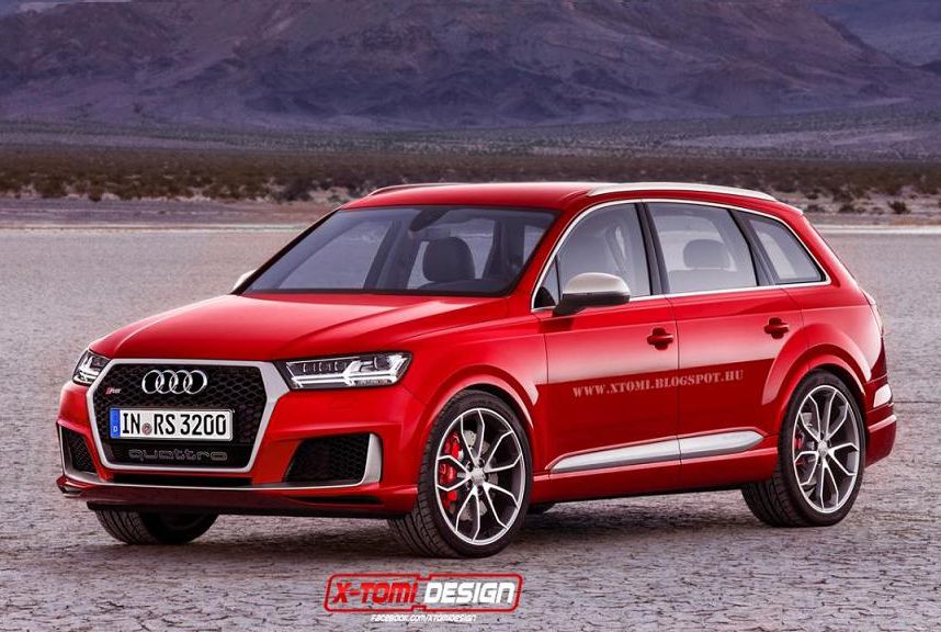 奥迪RS Q7假想图曝光 剑指宝马X5 M