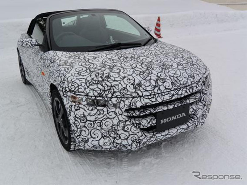 搭载0.66升的三缸机 本田S660投入路试