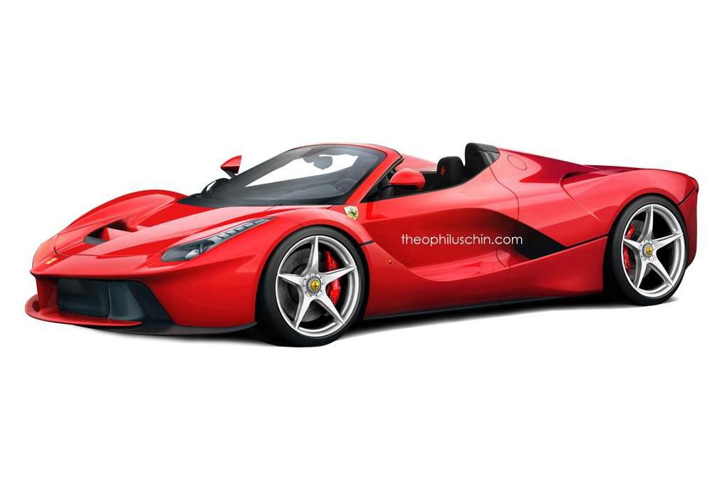 法拉利LaFerrari Spider敞篷版假想图