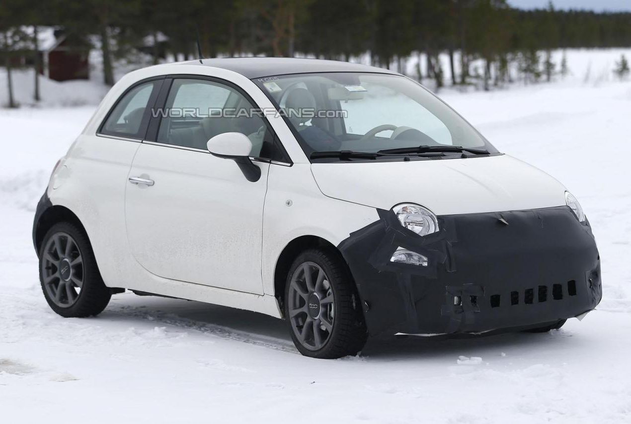 改款菲亚特500谍照曝光 或亮相法兰克福