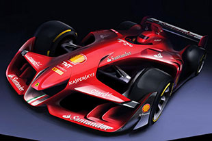 法拉利展示未来Formula 1赛车