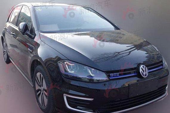 年内进口 高尔夫GTE插电混动车国内曝光