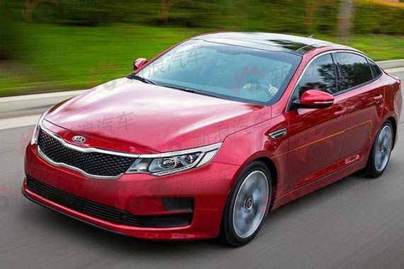 效果图曝光 起亚新K5基于索纳塔9开发