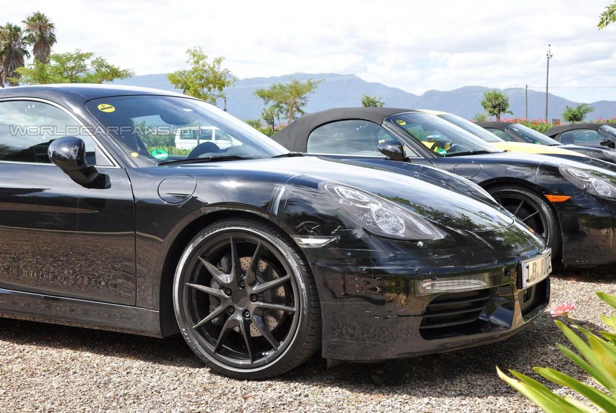 改款保时捷Boxster/Cayman谍照 