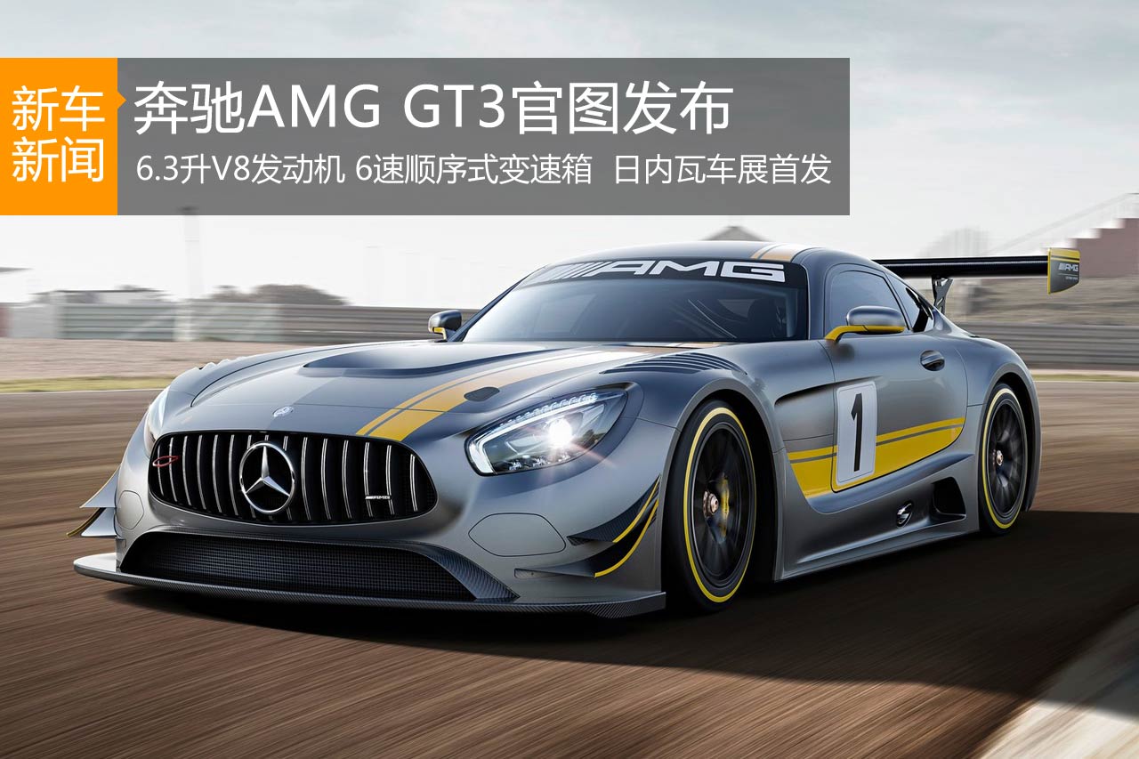 奔驰AMG GT3官图发布 日内瓦车展首发
