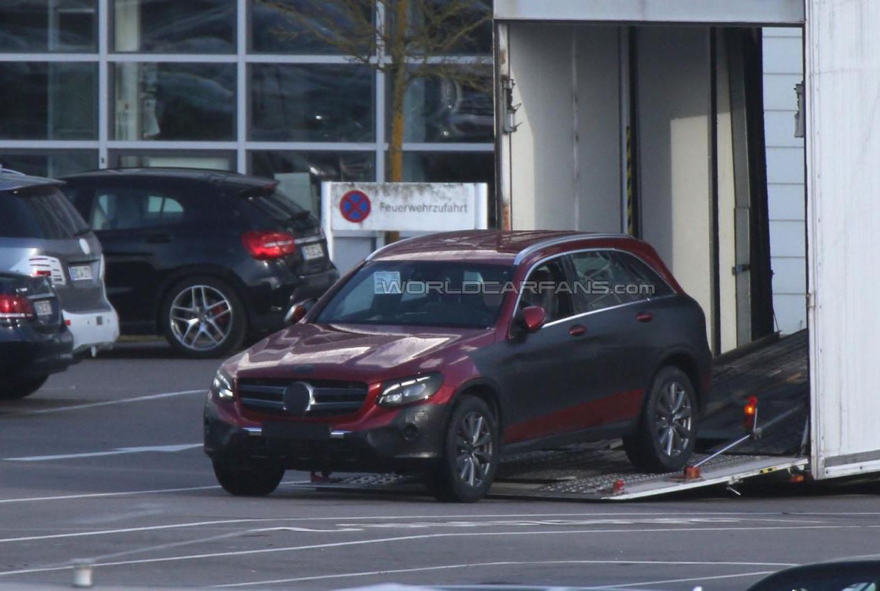 奔驰GLC最新谍照曝光 今年内发布