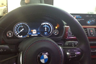 BMW F30 3系全电子仪表“曝光”