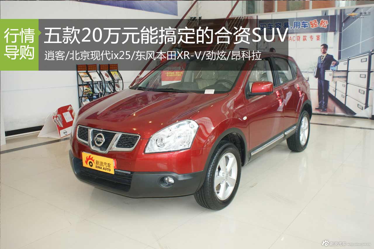 时尚也实用 五款20万元能搞定的合资SUV