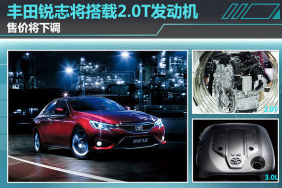 丰田锐志将搭载2.0T发动机 售价将下调